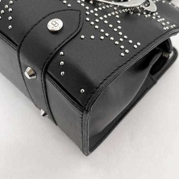 DIOR Black Leather Shoulder Bag - Picture 6 of 11